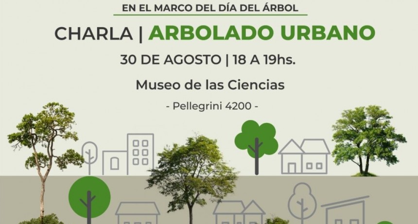 Charla sobre arbolado en el Museo Municipal de las Ciencias