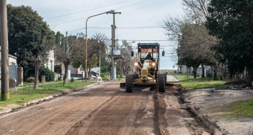 Mantenimiento de calles en localidades: inician obras con una inversión de 179 millones de pesos