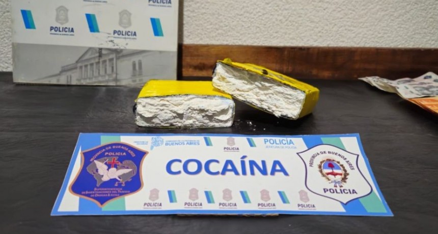 Un hombre fue detenido cuando intentaba ingresar a Azul con un kilo de cocaína