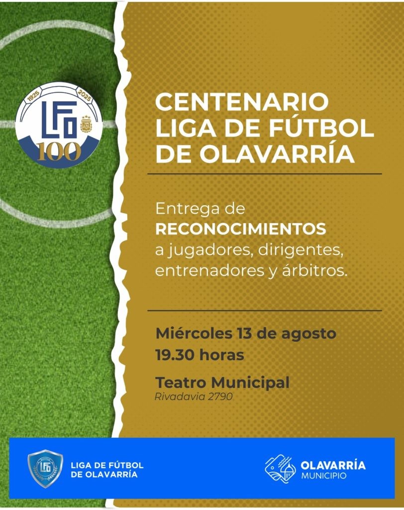 Homenajean a la Liga de Fútbol por el centenario