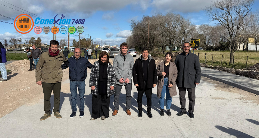 El gobernador Kicillof está en Olavarría