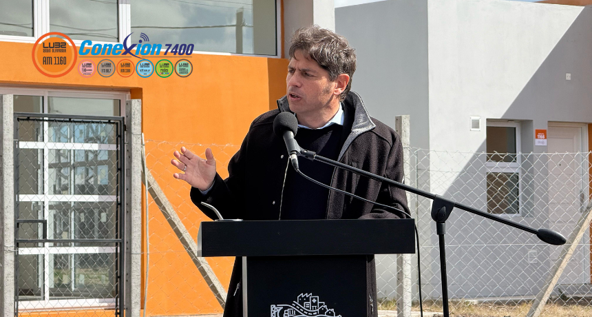 Kicillof: ‘Está toda la obra pública parada, pero seguimos entregando viviendas’