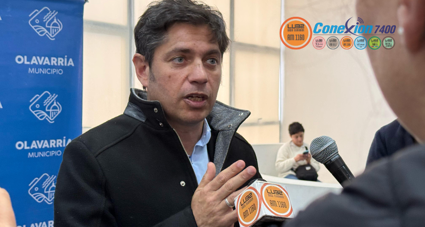 Kicillof: ‘Si Milei gana, no vamos a poder seguir haciendo obras’