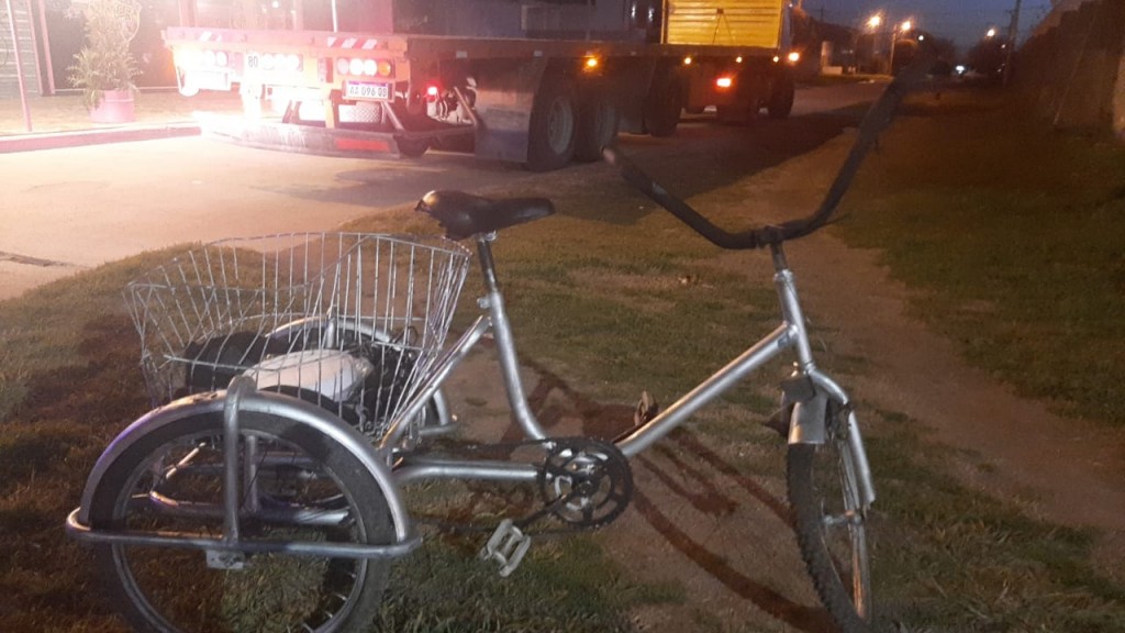 Leve siniestro vial en Avellaneda y Aguilar
