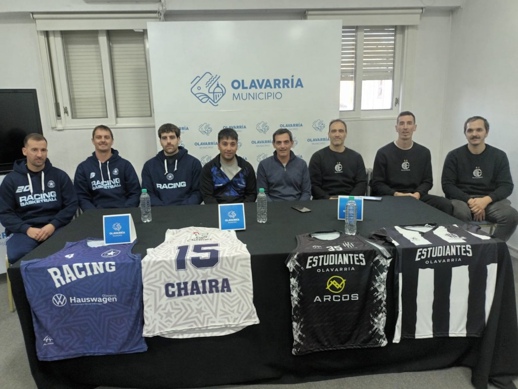 Básquet: Racing y Estudiantes presentaron oficialmente su participación en el Pre-Federal