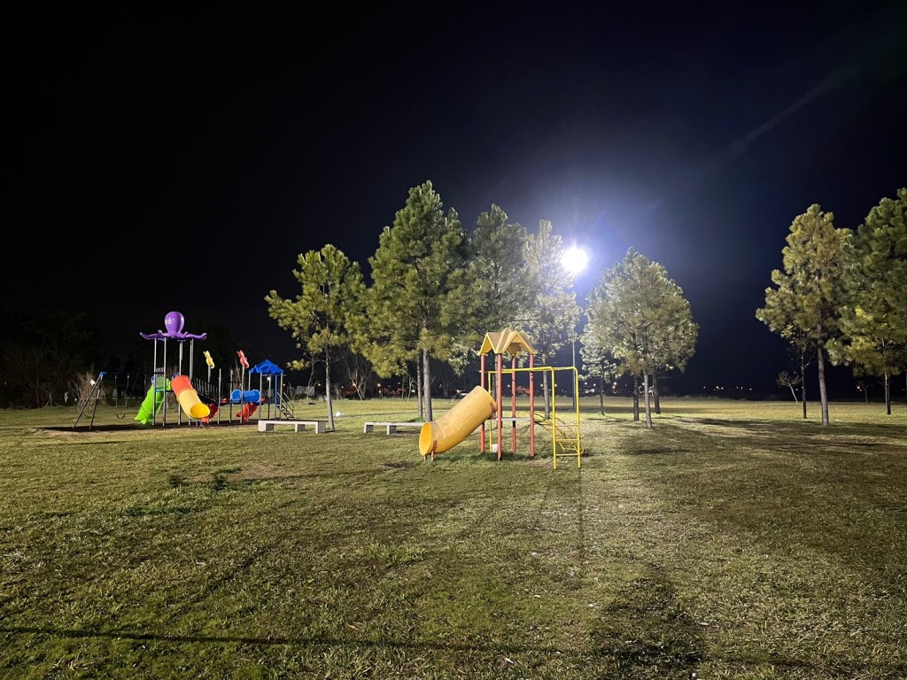 Habilitaron la iluminación del Parque Sur 'Raúl Alfonsín'