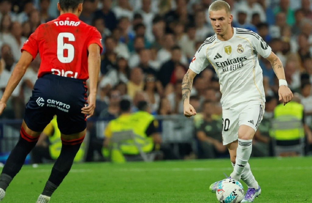 Franco Mastantuono debutó con la camiseta del Real Madrid
