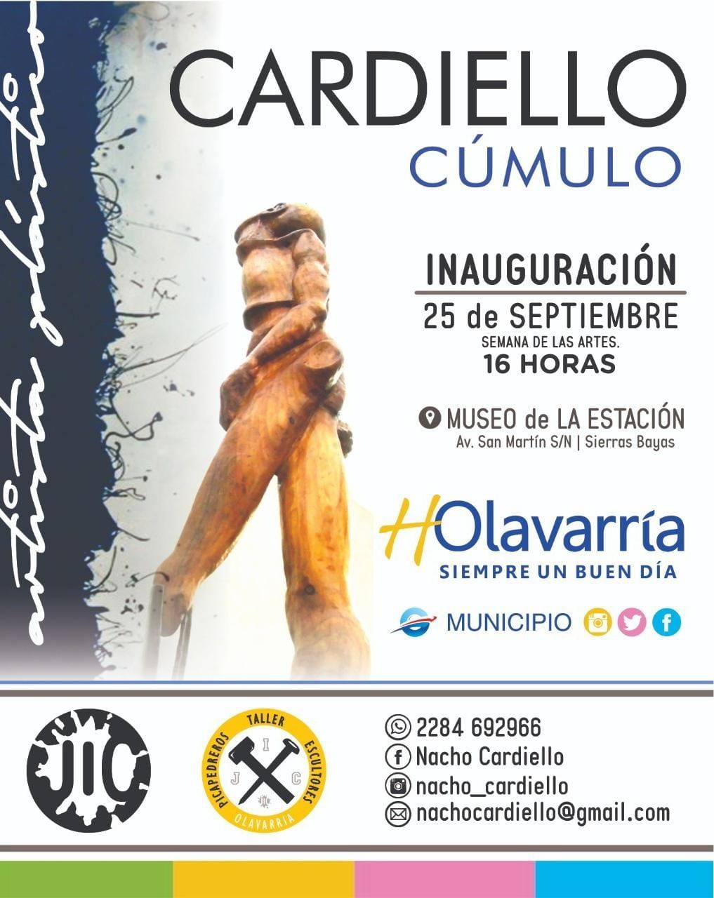 Inaugura 'Cúmulo' de Nacho Cardiello en Sierras Bayas