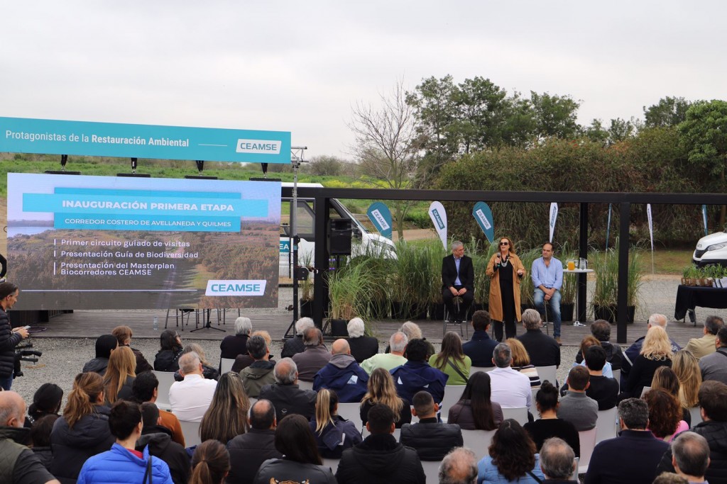 Inauguración de  la primera etapa del Parque Metropolitano – Corredor costero Avellaneda y Quilmes