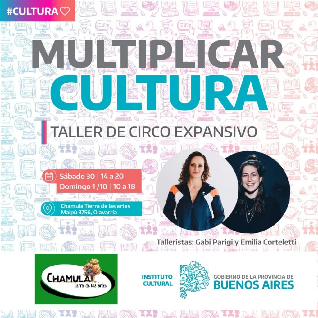 El Instituto Cultural de la provincia brindará talleres de circo gratuitos