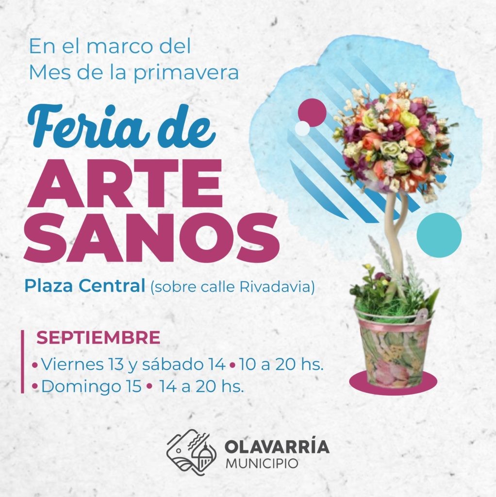 Continúa la Feria de Artesanos por el Mes de la Primavera