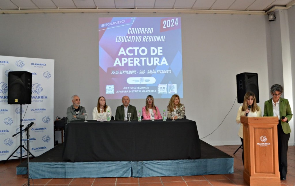 Se desarrolló con éxito el segundo Congreso Pedagógico Regional en la ciudad de Olavarría