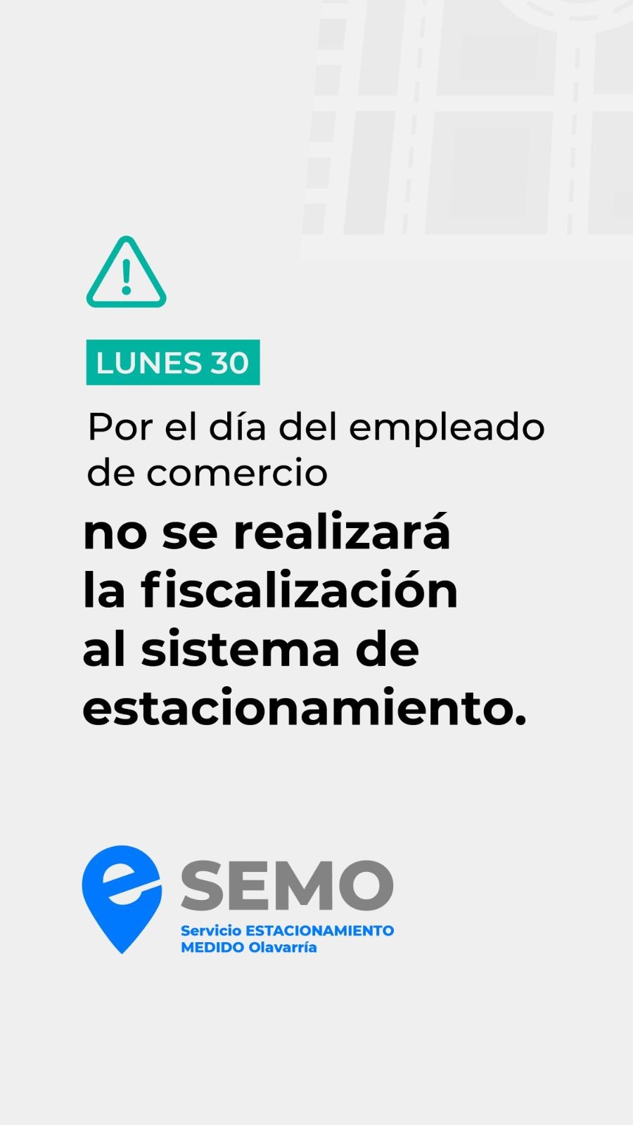 No se cobra estacionamiento este lunes