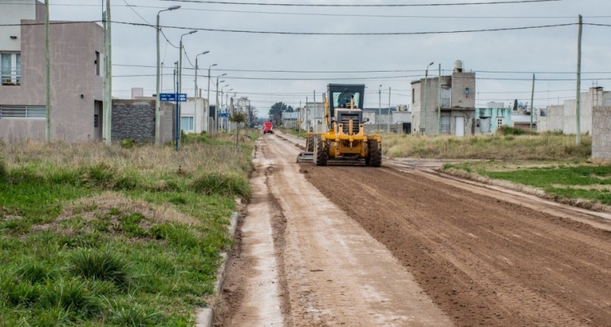 Iniciaron trabajos de reparación de calles en Provincias Argentinas y Pickelado