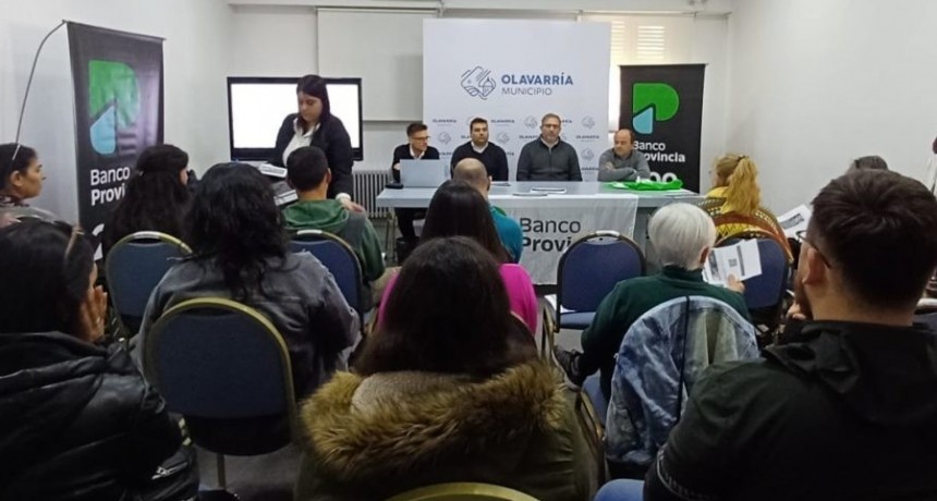 El municipio realizó una reunión informativa para emprendedores junto al Banco Provincia