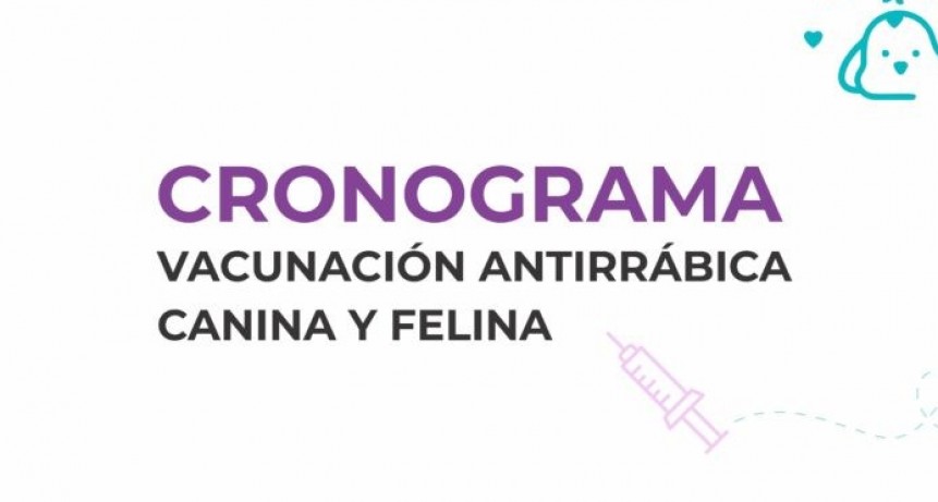 Vacunación antirrábica: Este viernes habrá un puesto en el barrio Pickelado