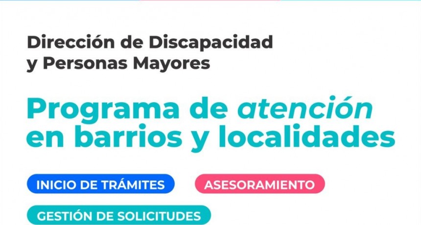 Discapacidad y Personas Mayores: Puesto de atención en el barrio Villa Aurora