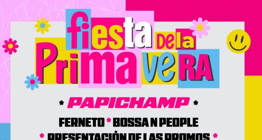 El Municipio informa toda la agenda del finde para disfrutar la Primavera