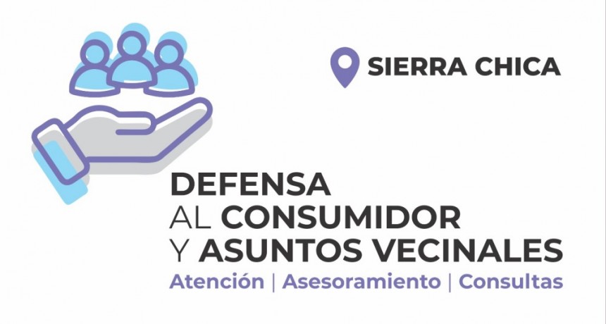 Defensa al consumidor atenderá en Sierra Chica, Hinojo y Colonia Hinojo