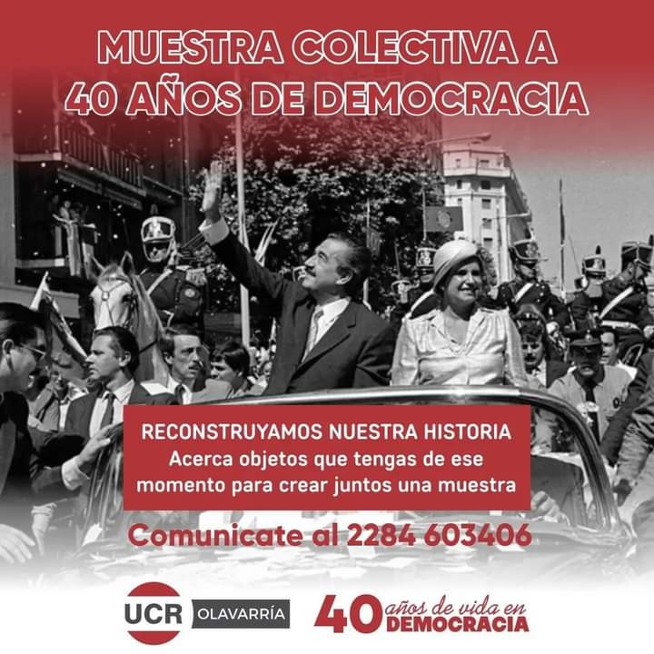 La UCR llevará adelante una Muestra Colectiva a 40 años de la recuperación democrática