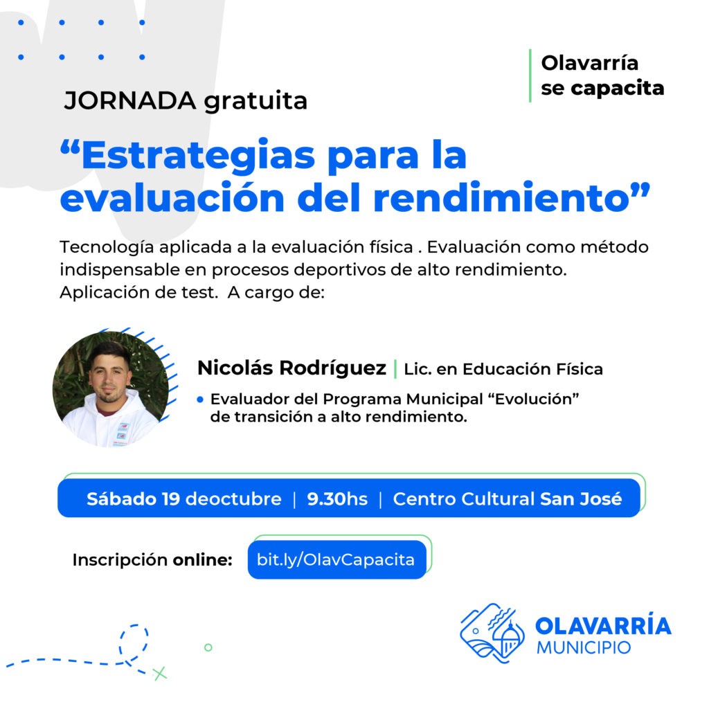 Programa Municipal “Olavarría se capacita”: «Estrategias para la evaluación del rendimiento»