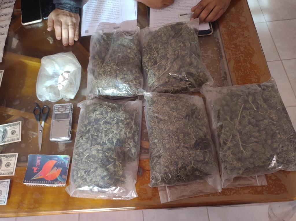 Sierras Bayas: encontraron dinero en efectivo, marihuana y cocaína, en un allanamiento por robo y hurto