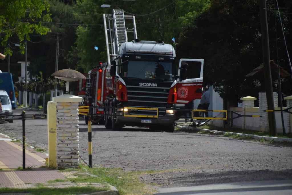 Bomberos trabajó por un incendio en la Unidad 2 de Sierra Chica