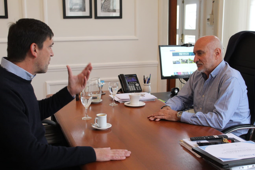 El rector Aba se reunió con el diputado Iparaguirre antes del tratamiento del veto a la Ley de Financiamiento