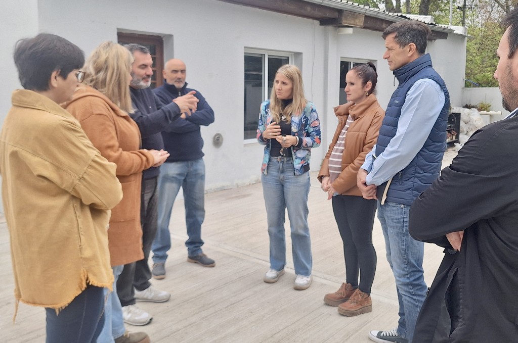 ‘Bali’ Bucca recorrió instituciones que trabajan con personas con discapacidad en Olavarría y Azul