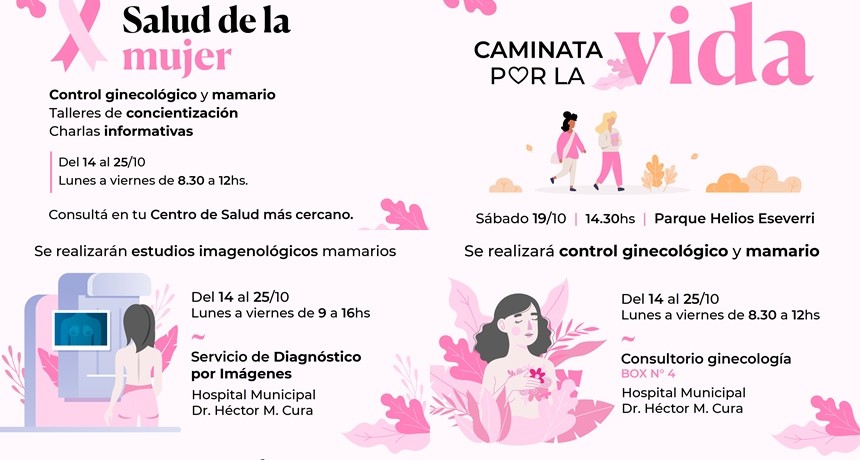 Semana de actividades por el cáncer de mama