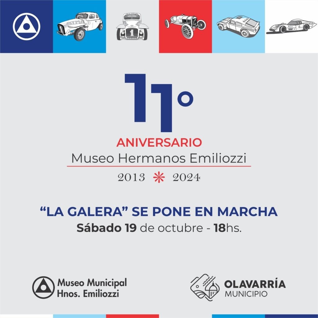 11º Aniversario del Museo Emiliozzi: “La Galera” se pone en marcha