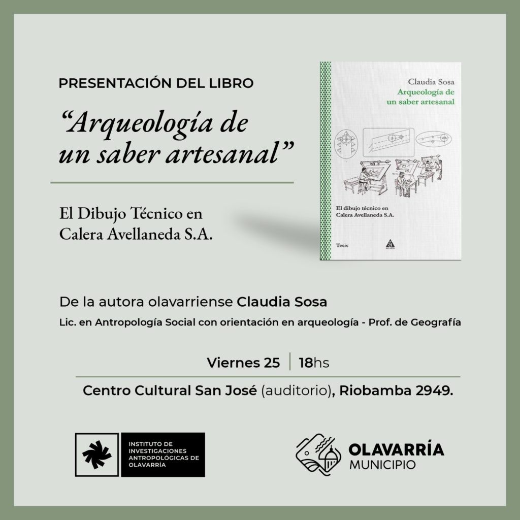 Presentación de libro en el Instituto de Investigaciones Antropológicas de Olavarría