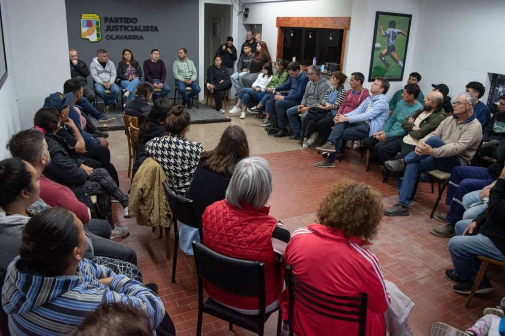 Presentaron la mesa 'Cristina Presidenta' en Olavarría