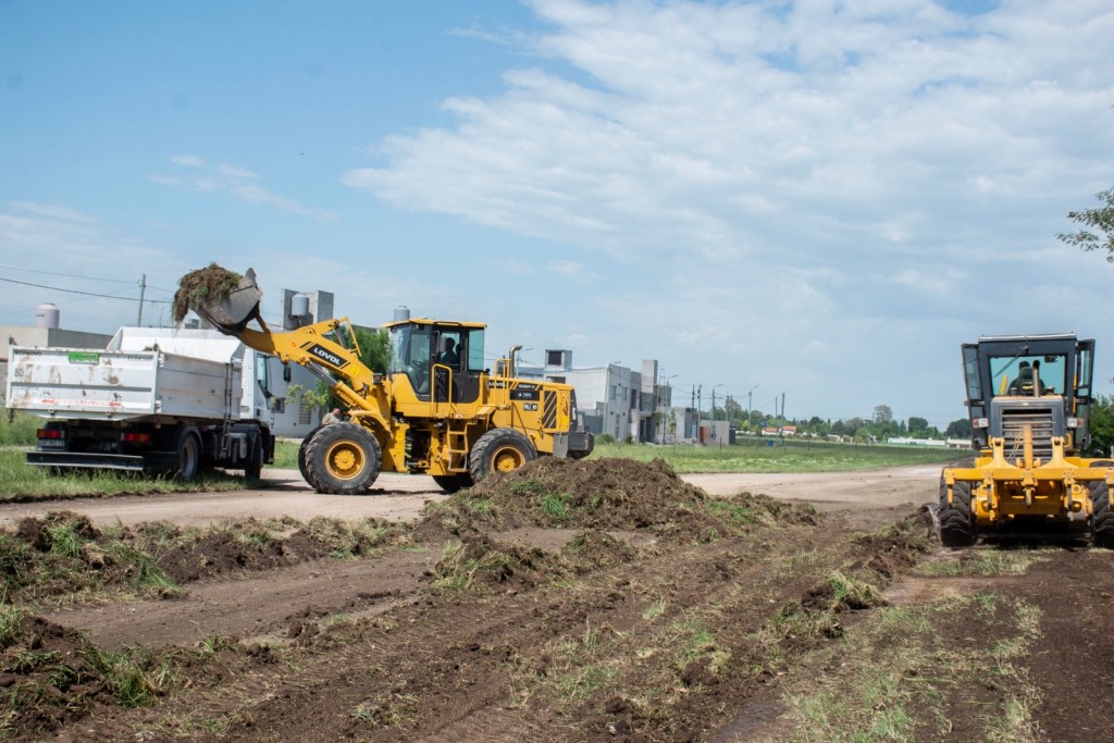 Se realizan diferentes obras de mantenimiento de calles en simultáneo