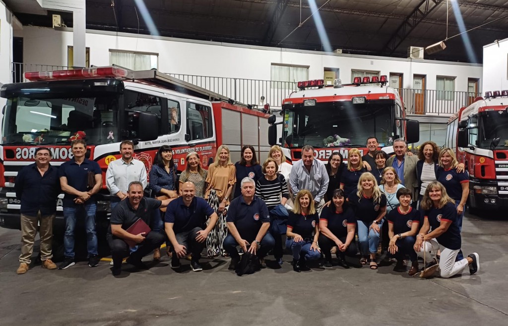 Bomberos recibió a referentes de organizaciones asociadas en su cena semanal