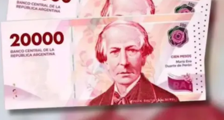 El billete de $20.000 comenzará a distribuirse en noviembre