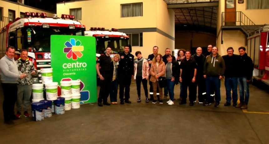 Bomberos pudo embellecer el Cuartel Central