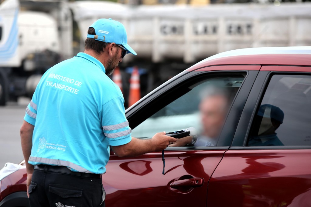  En octubre, Transporte superó las 10 mil pruebas de alcoholemia