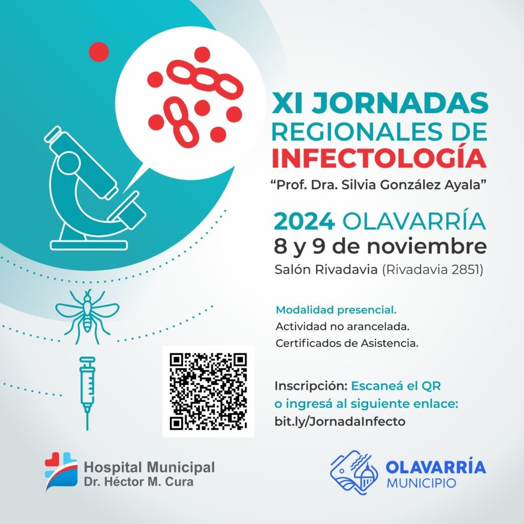 El Municipio invita a profesionales de la salud a las XI Jornadas Regionales de Infectología