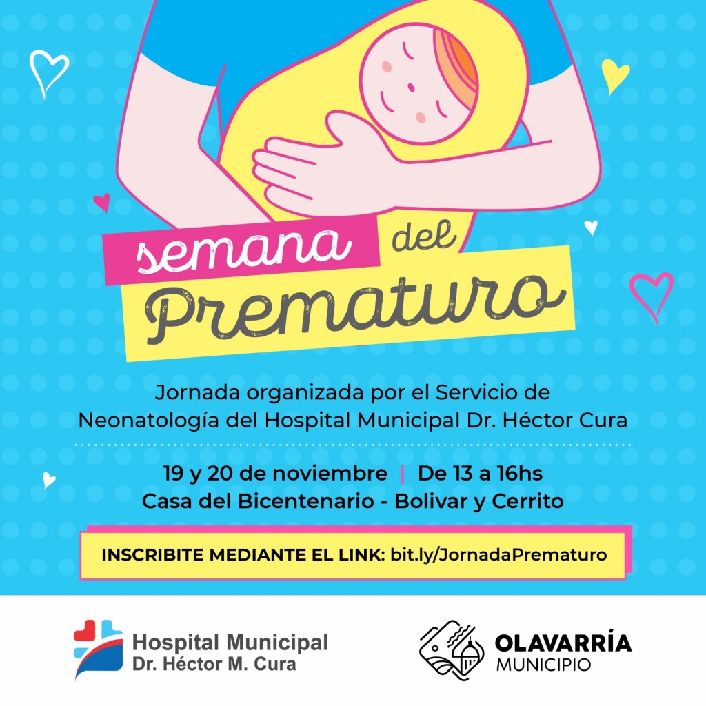 El Municipio organiza una jornada en el marco de la “Semana del Prematuro”