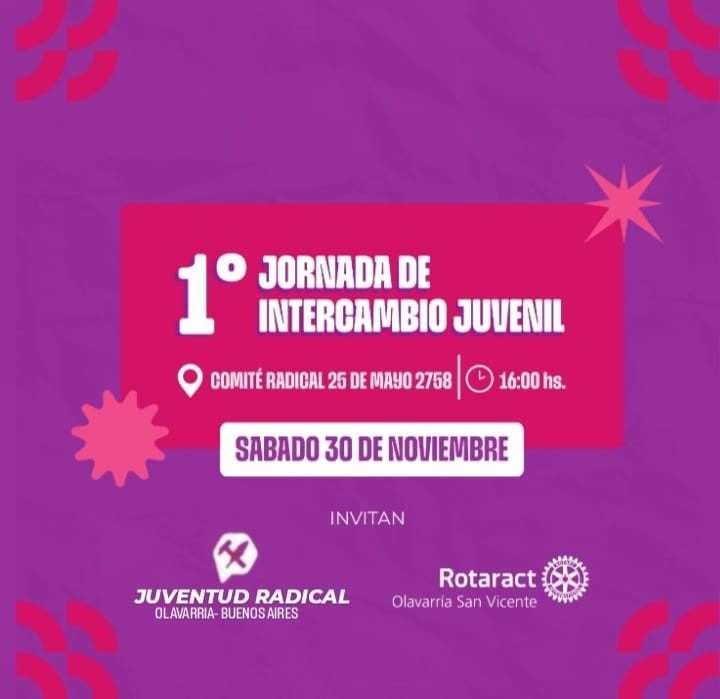 Se llevará a cabo la Primera Jornada de Intercambio Juvenil 