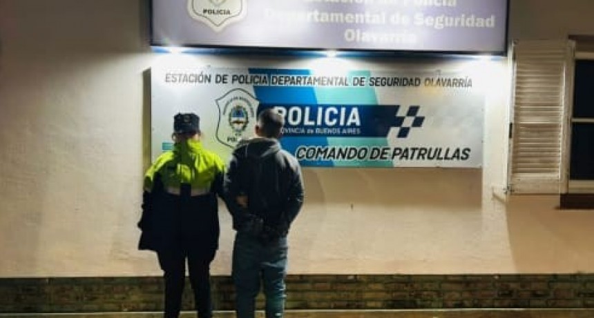 Aprehendido luego de efectuar disparos frente a un domicilio