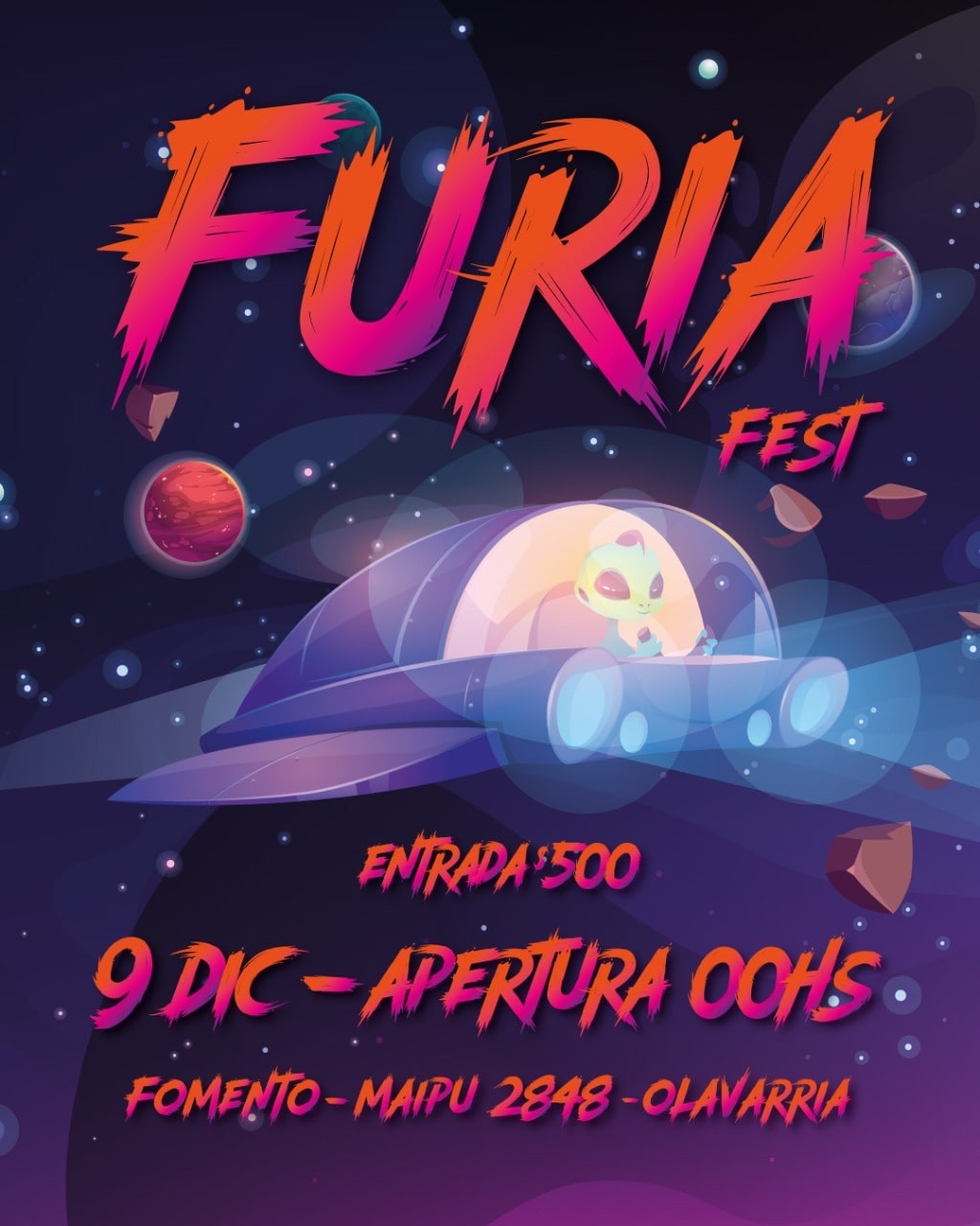 Furia Fest, hacia la 9° Marcha del Orgullo en Olavarría