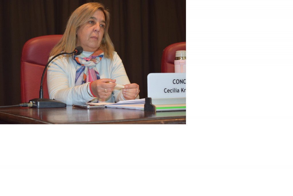 Cecilia Krivochen convocó a sesión extraordinaria del Concejo Deliberante