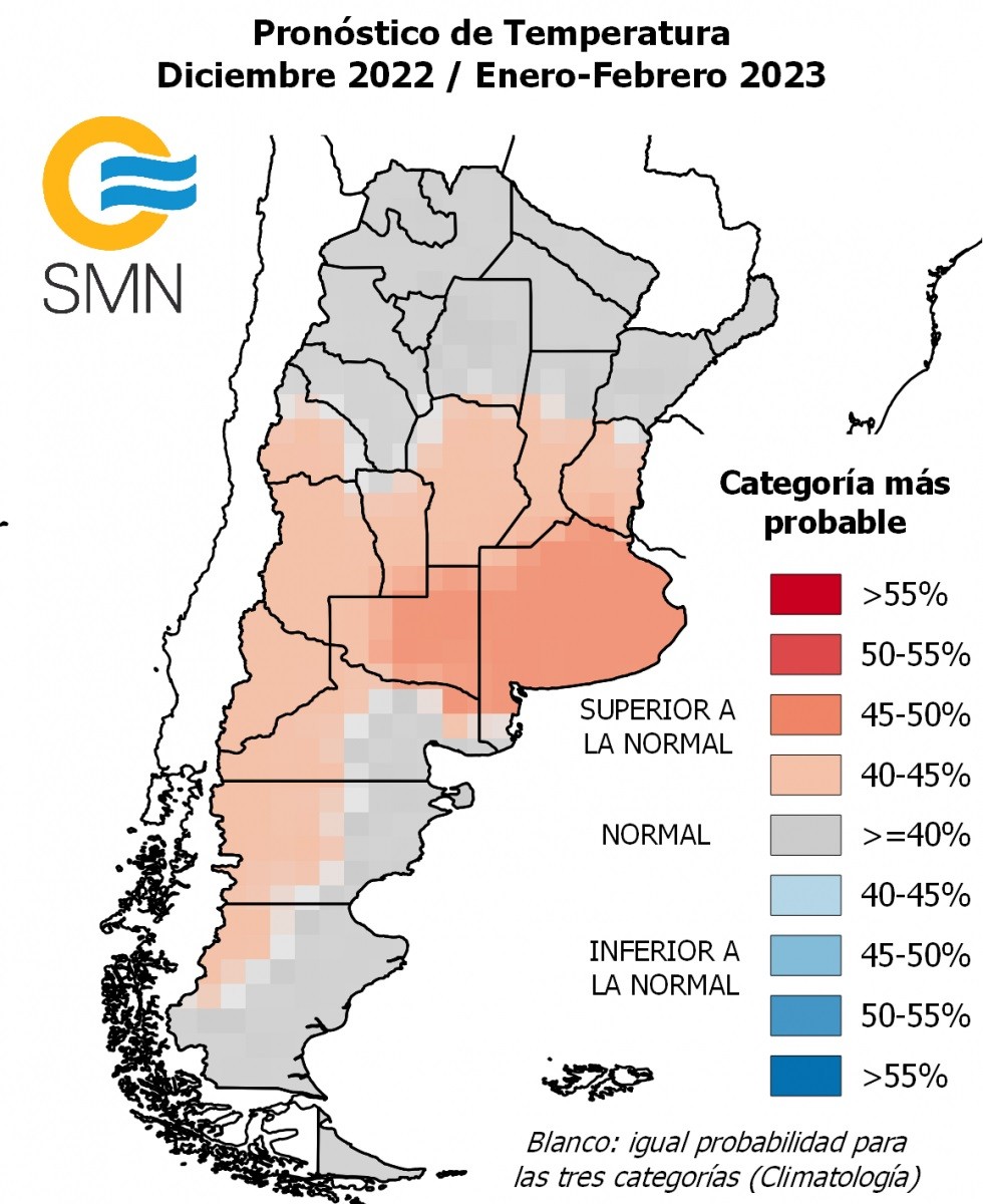 Argentina | Pronóstico climático para el verano 2022/23