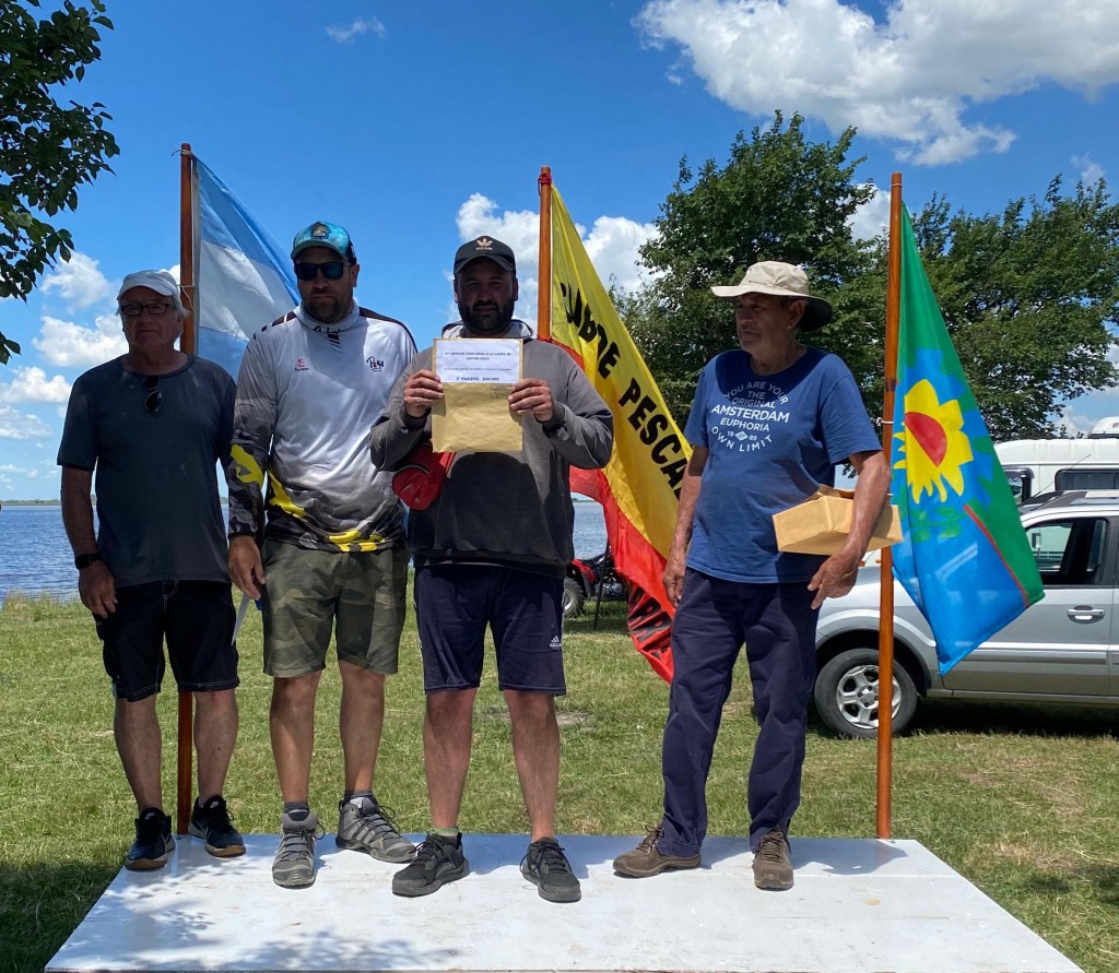 Concurso de pesca en Blanca Grande: Lisandro Laporta ganó con una carpa de 4,200 kilos