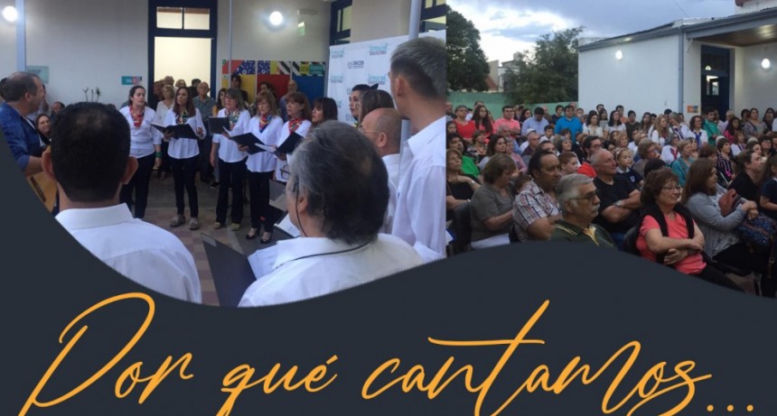 Encuentro de Coros de Olavarría en el Centro Cultural Universitario