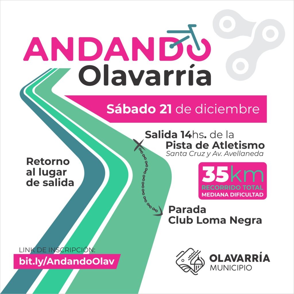 Este sábado se viene la primera edición de “Andando Olavarría”