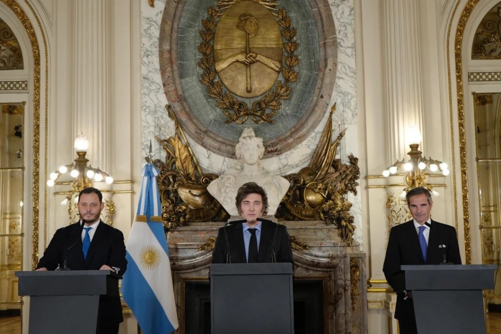 Milei anunció el Plan Nuclear Argentino