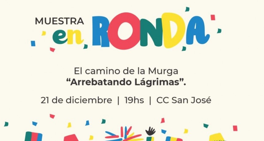“En ronda, el camino de la murga Arrebatando Lágrimas” en el Centro Cultural